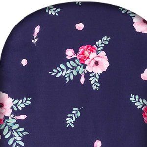 TILLYOU Microfiber Floral Bassinet Bed Sheet Oval New